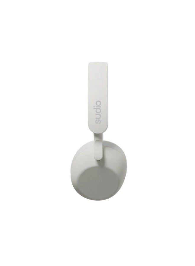 Sudio R3 Powder White - Over-Ear Headphones, Up to 35 Hours Play Time, USB-C Charging, Built-in Microphone (1), Touch and Click Buttons, Bluetooth 5.4 - Image 3